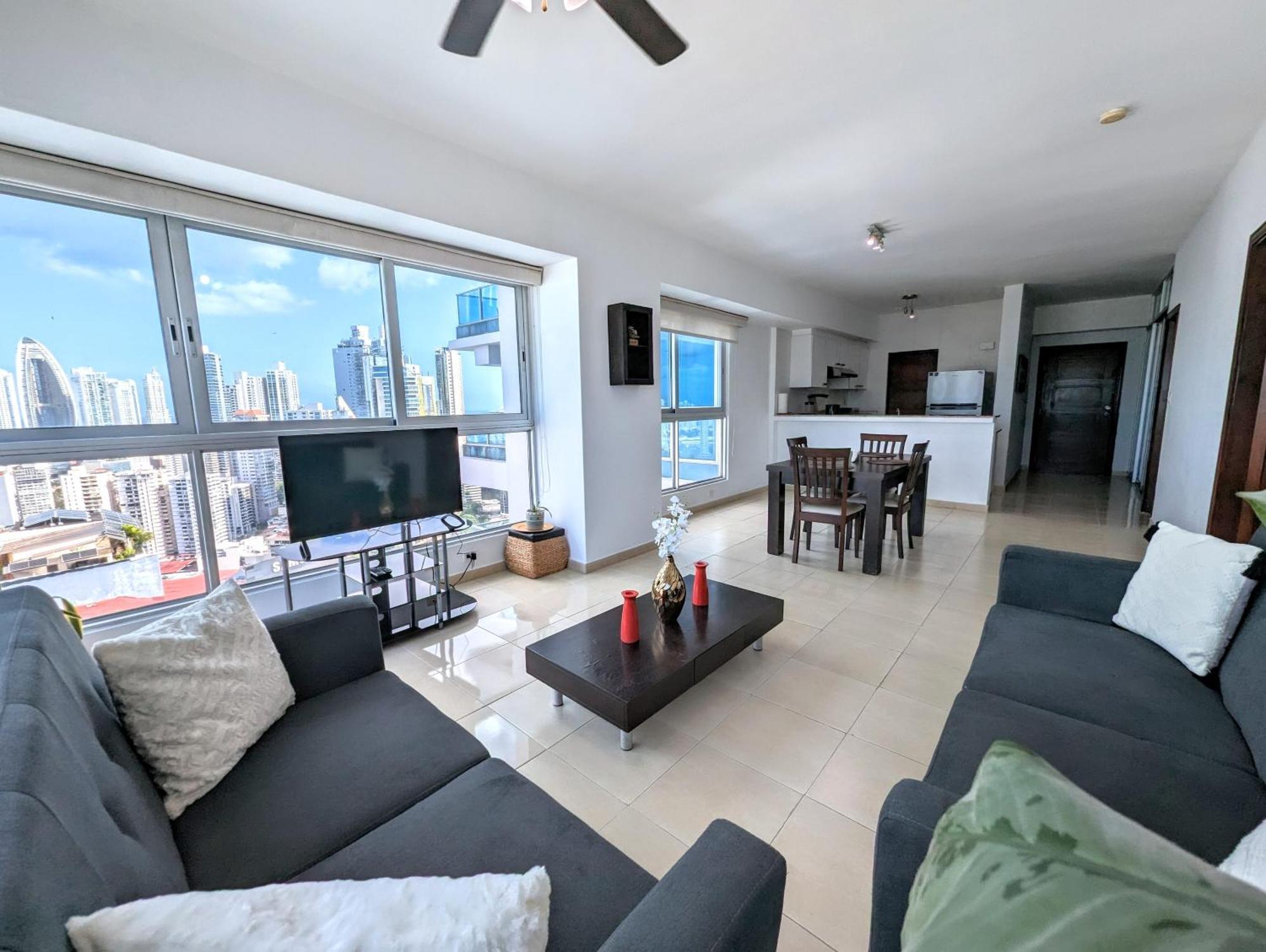 Yc 3602 L Apartamento 2Br En Av Balboa Panama Zewnętrze zdjęcie